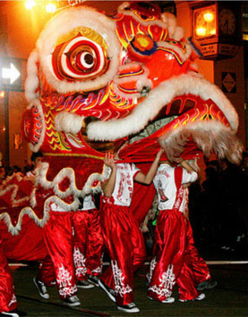 image of dragon dance