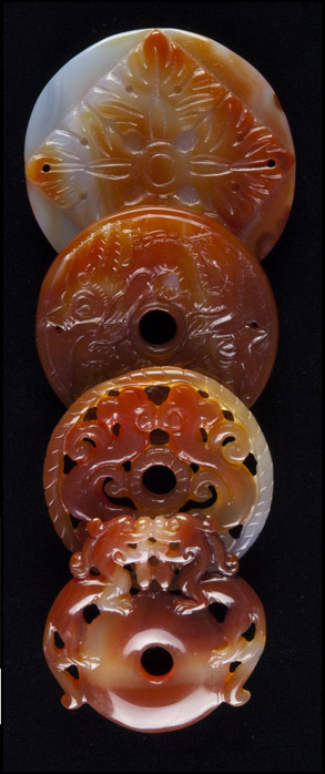 image of carnelian medallions