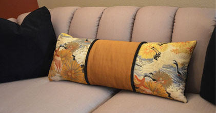 image of long obi pillow