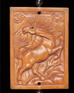 Image of boxwood carving